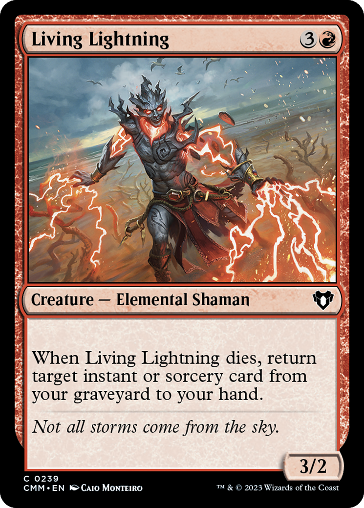 Living Lightning [Commander Masters] | Card Merchant Takapuna