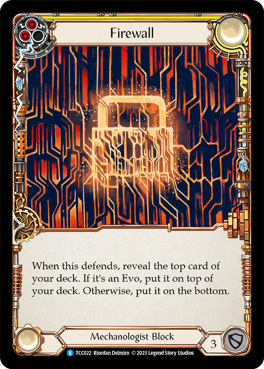 Firewall (Yellow) [TCC022] (Round the Table: TCC x LSS) | Card Merchant Takapuna