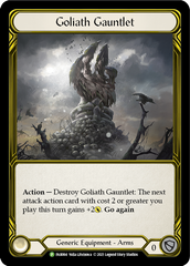 Goliath Gauntlet (Golden) [FAB064] (Promo)  Cold Foil | Card Merchant Takapuna