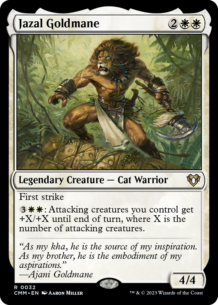 Jazal Goldmane [Commander Masters] | Card Merchant Takapuna