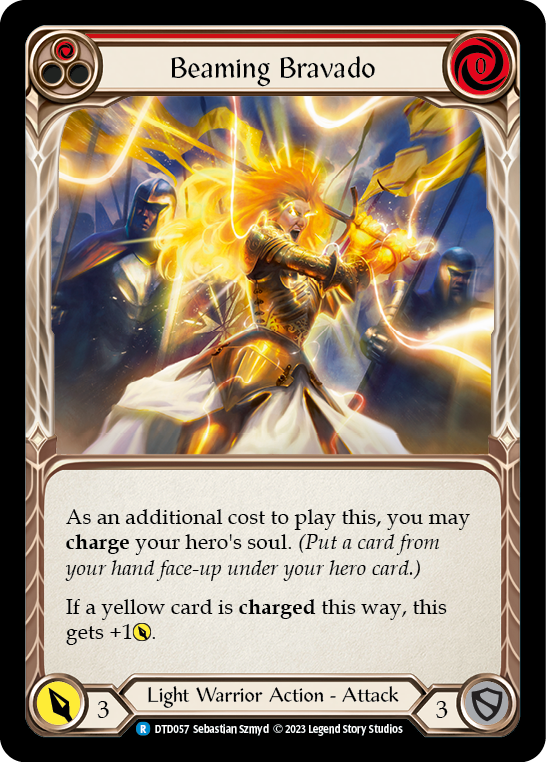 Beaming Bravado (Red) [DTD057] (Dusk Till Dawn) | Card Merchant Takapuna