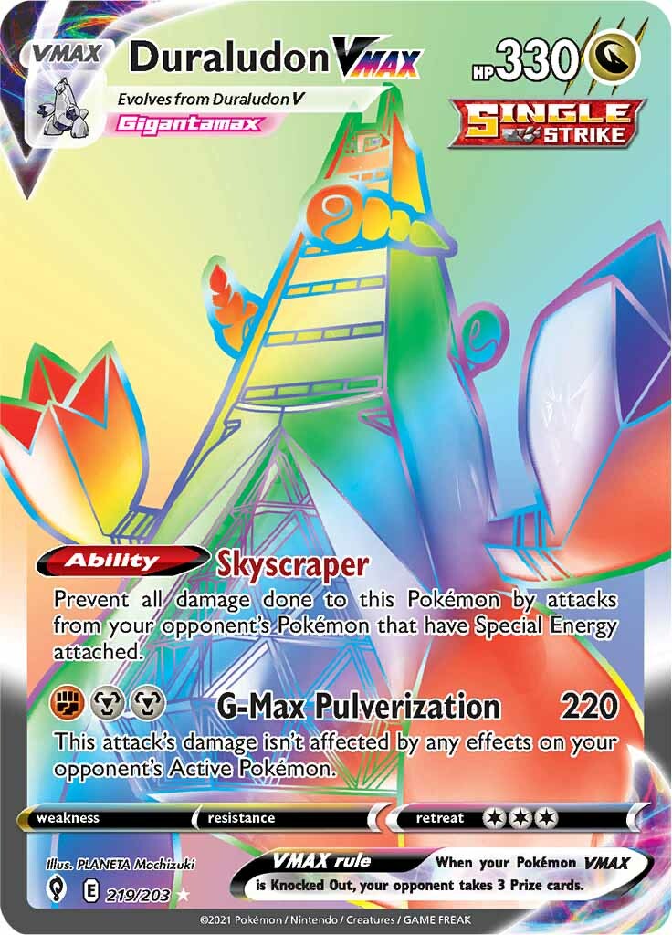 Duraludon VMAX (219/203) [Sword & Shield: Evolving Skies] | Card Merchant Takapuna