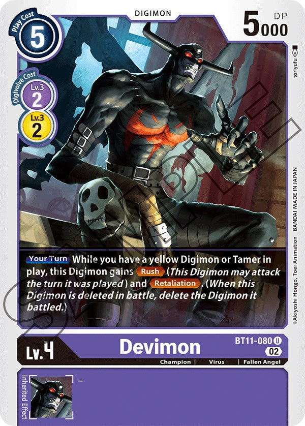 Devimon [BT11-080] [Dimensional Phase] | Card Merchant Takapuna