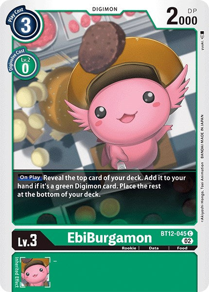 EbiBurgamon [BT12-045] [Across Time] | Card Merchant Takapuna