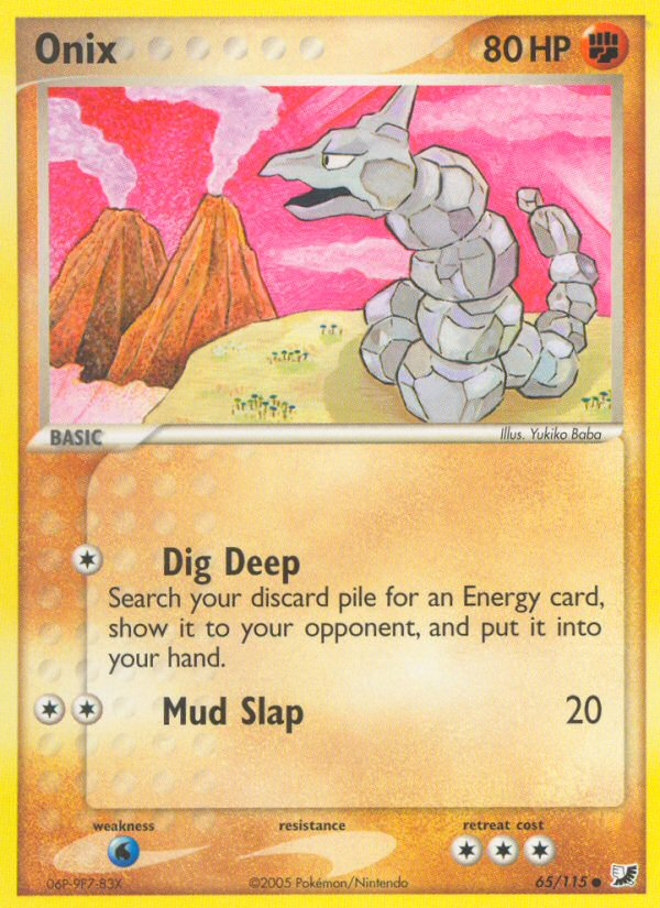 Onix (65/115) [EX: Unseen Forces] | Card Merchant Takapuna