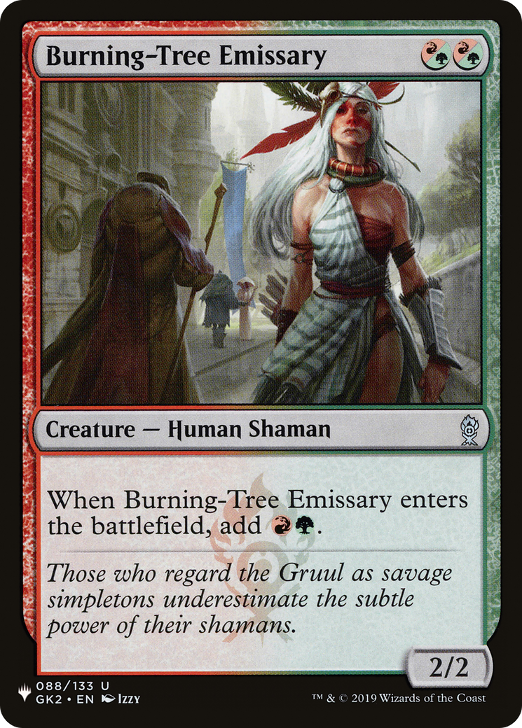 Burning-Tree Emissary [The List] | Card Merchant Takapuna