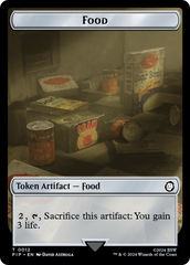 Warrior // Food (0012) Double-Sided Token [Fallout Tokens] | Card Merchant Takapuna