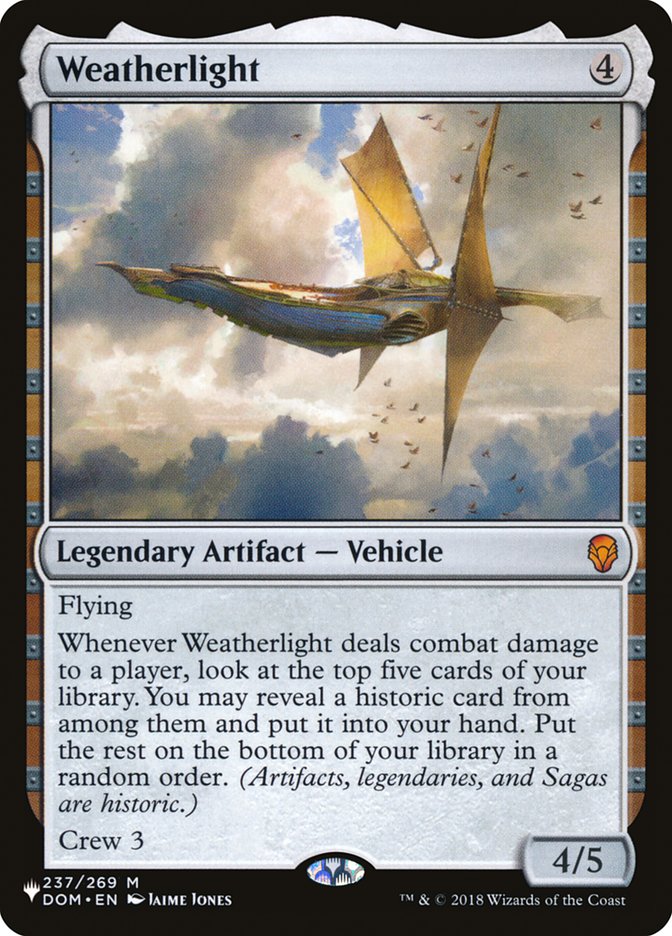 Weatherlight [The List] | Card Merchant Takapuna