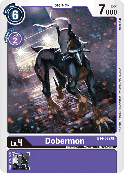 Dobermon [BT4-082] [Great Legend] | Card Merchant Takapuna