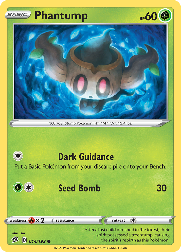 Phantump (014/192) [Sword & Shield: Rebel Clash] | Card Merchant Takapuna