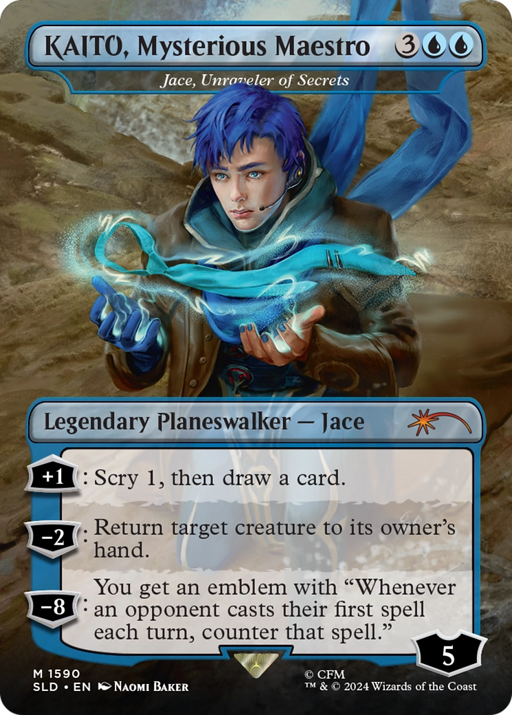 KAITO, Mysterious Maestro - Jace, Unraveler of Secrets [Secret Lair Drop Series] | Card Merchant Takapuna