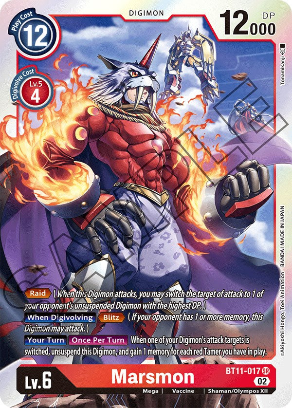 Marsmon [BT11-017] [Dimensional Phase] | Card Merchant Takapuna