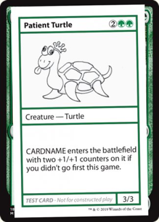 Patient Turtle (2021 Edition) [Mystery Booster Playtest Cards] | Card Merchant Takapuna