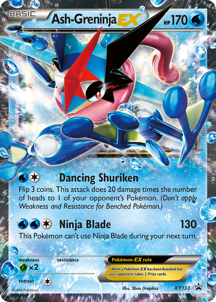 Ash-Greninja EX (XY133) [XY: Black Star Promos] | Card Merchant Takapuna