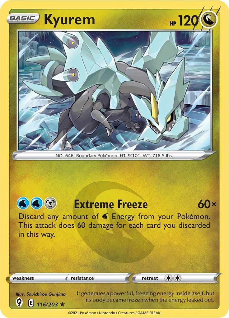 Kyurem (116/203) [Sword & Shield: Evolving Skies] | Card Merchant Takapuna