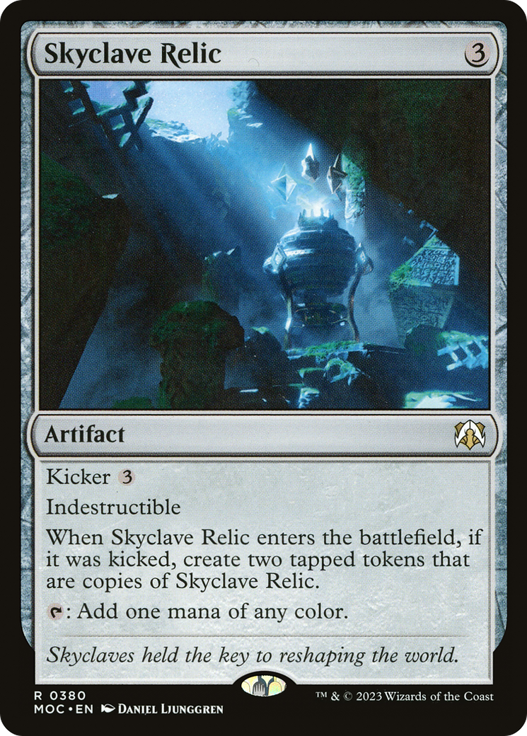 Skyclave Relic [March of the Machine Commander] | Card Merchant Takapuna