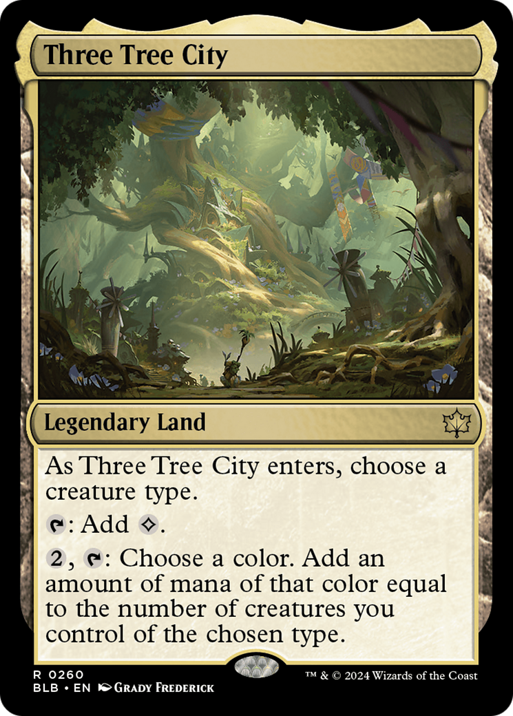 Three Tree City [Bloomburrow] | Card Merchant Takapuna