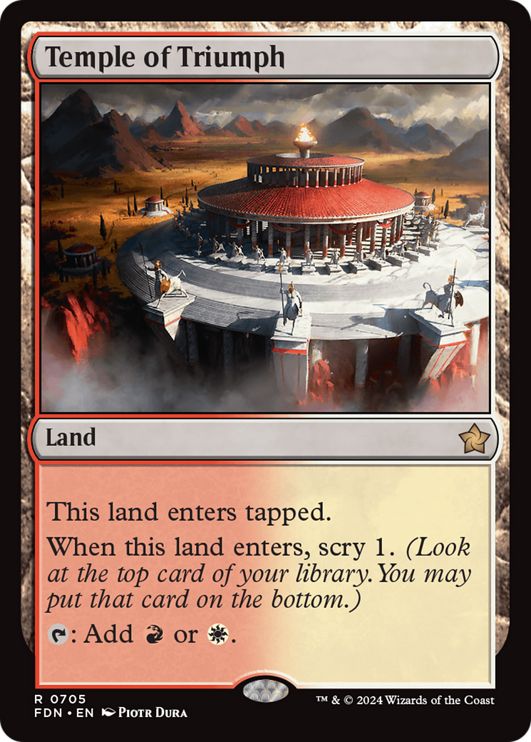 Temple of Triumph [Foundations] | Card Merchant Takapuna