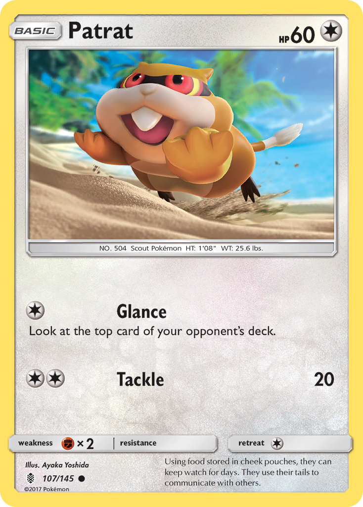 Patrat (107/145) [Sun & Moon: Guardians Rising] | Card Merchant Takapuna