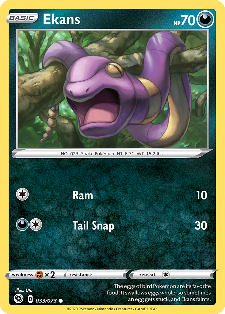 Ekans (033/073) [Sword & Shield: Champion's Path] | Card Merchant Takapuna