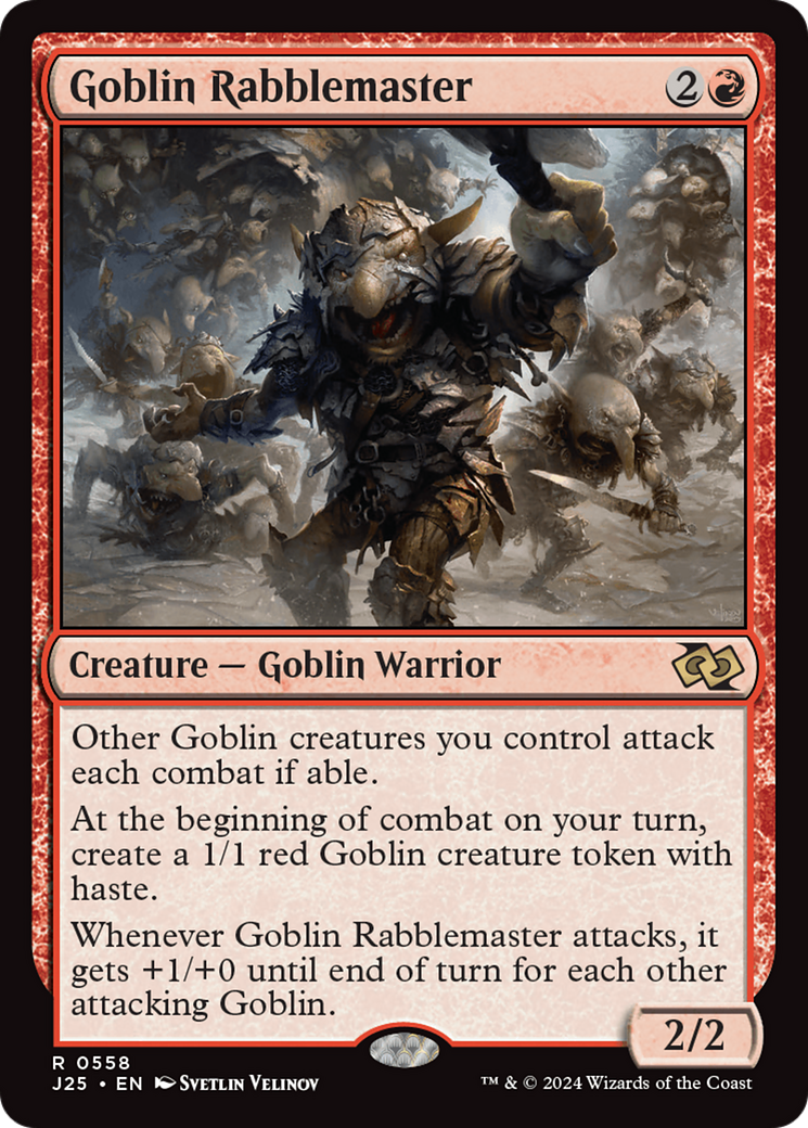 Goblin Rabblemaster [Foundations Jumpstart] | Card Merchant Takapuna