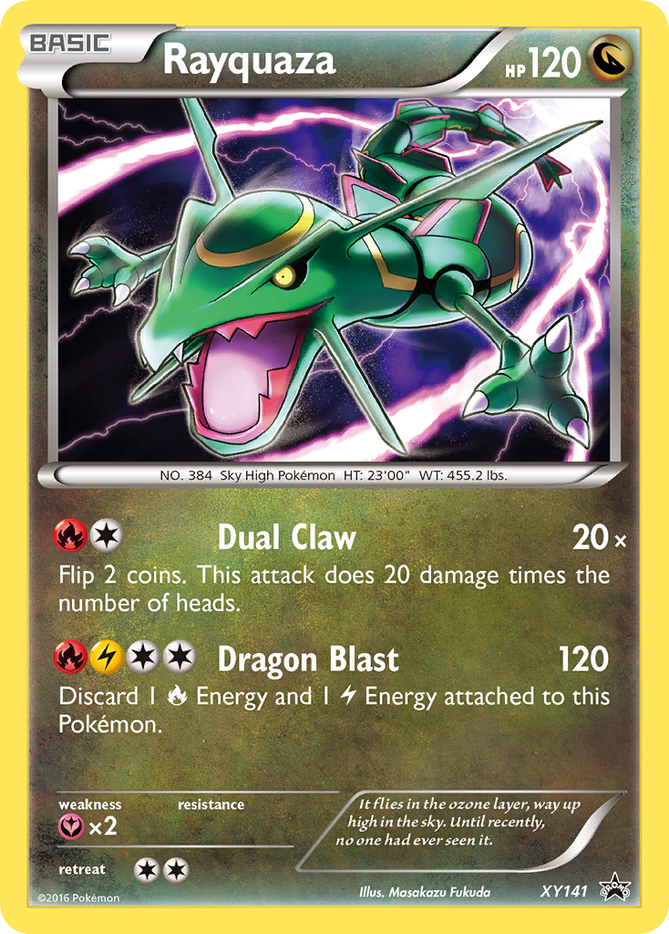 Rayquaza (XY141) [XY: Black Star Promos] | Card Merchant Takapuna