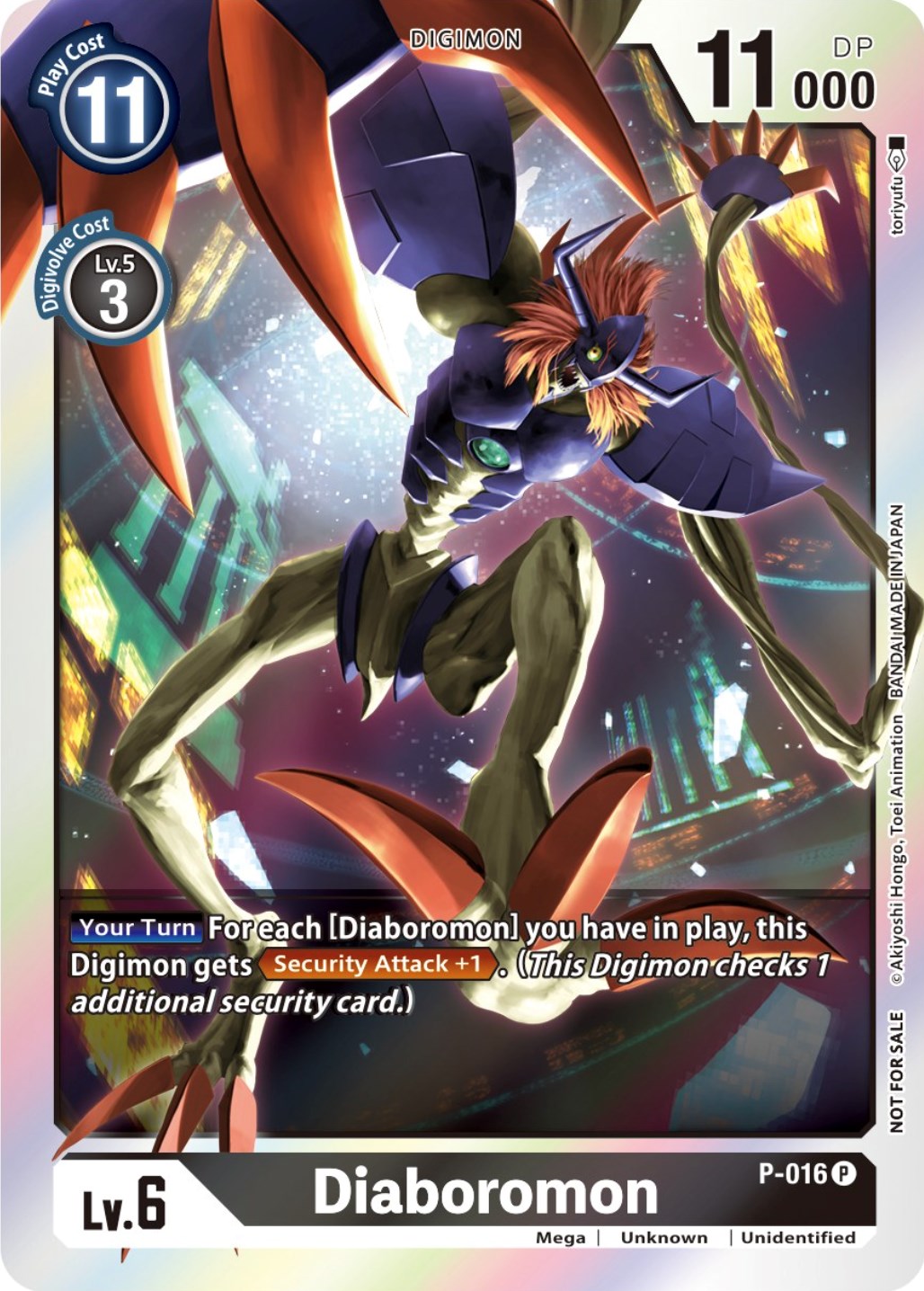 Diaboromon [P-016] (Event Pack 3) [Promotional Cards] | Card Merchant Takapuna