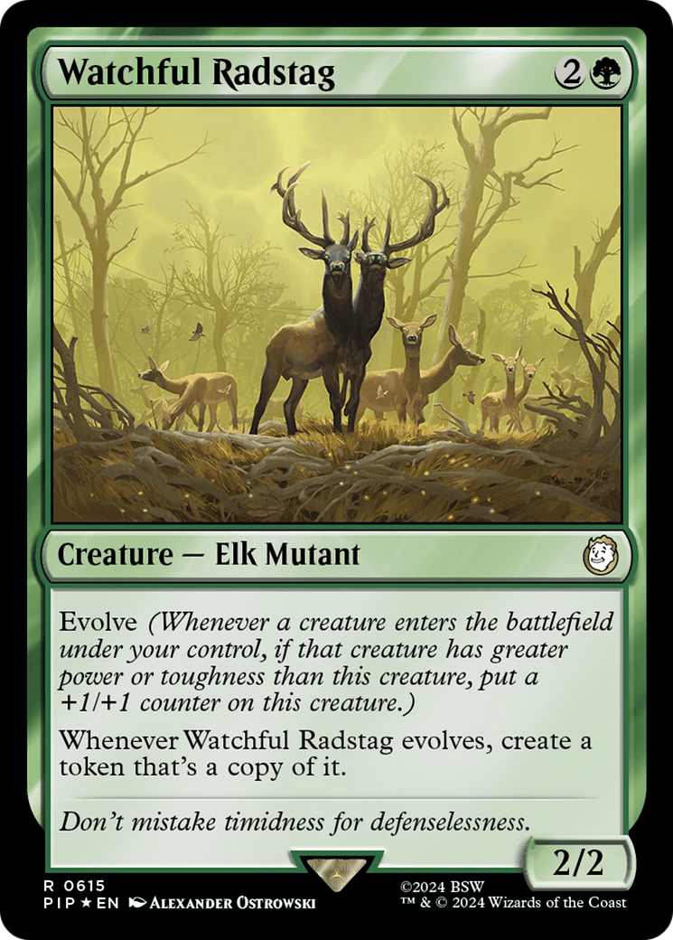 Watchful Radstag (Surge Foil) [Fallout] | Card Merchant Takapuna