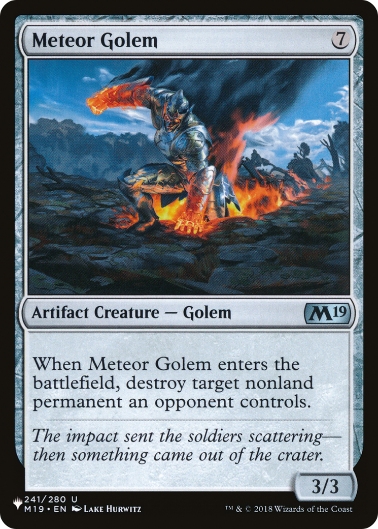 Meteor Golem [Secret Lair: From Cute to Brute] | Card Merchant Takapuna