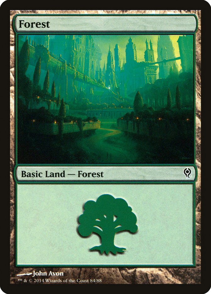 Forest (84) [Duel Decks: Jace vs. Vraska] | Card Merchant Takapuna