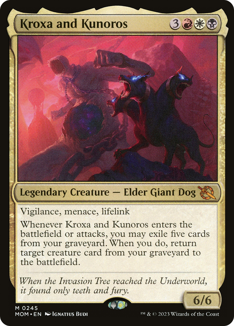 Kroxa and Kunoros [March of the Machine] | Card Merchant Takapuna