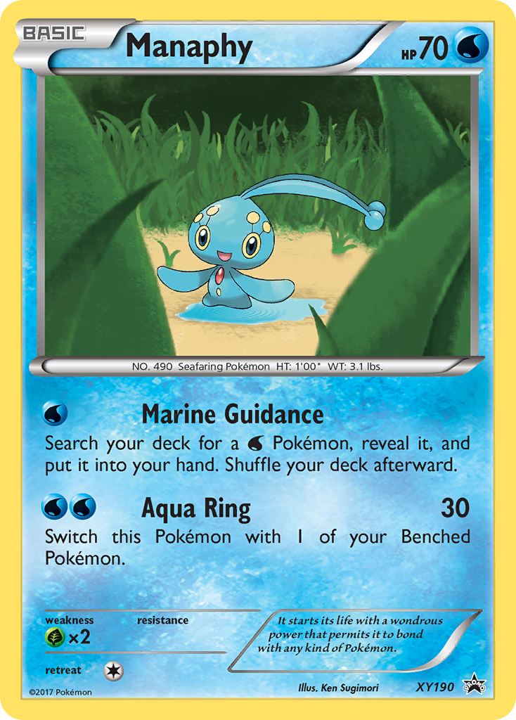 Manaphy (XY190) [XY: Black Star Promos] | Card Merchant Takapuna