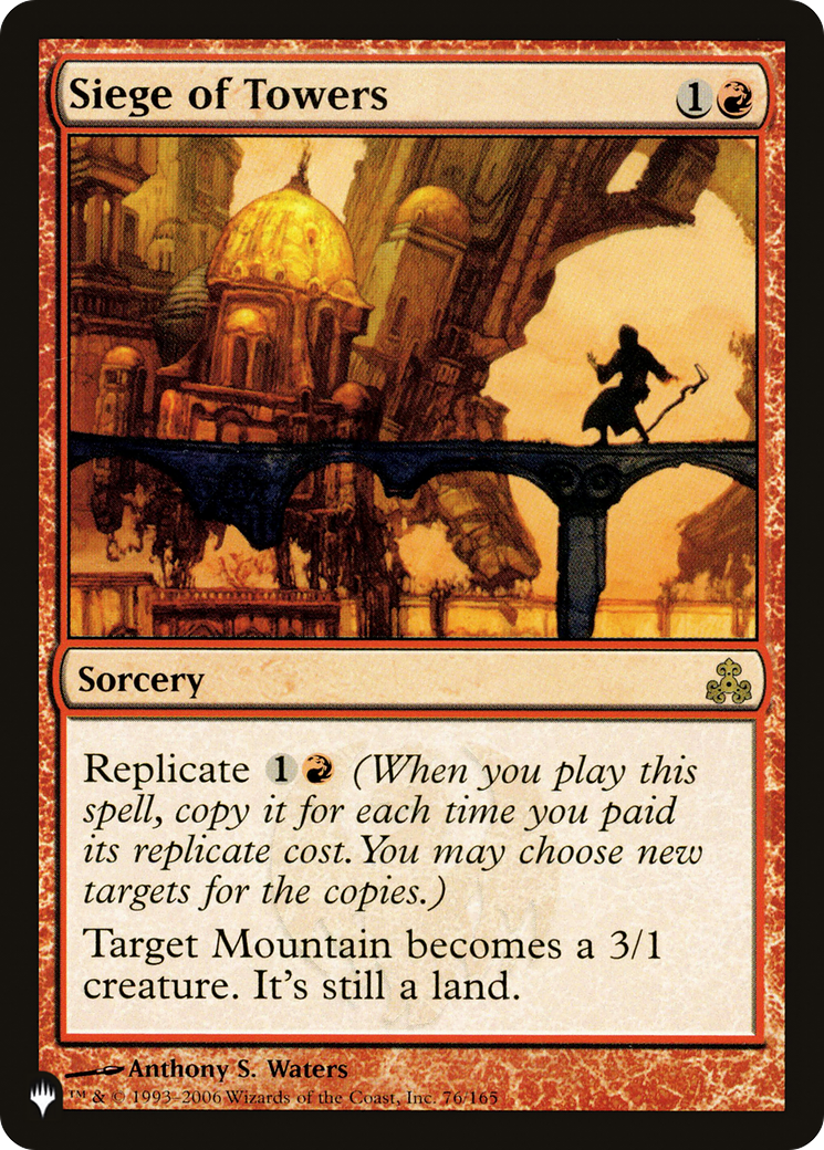 Siege of Towers [The List] | Card Merchant Takapuna