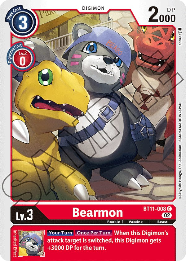 Bearmon [BT11-008] [Dimensional Phase] | Card Merchant Takapuna