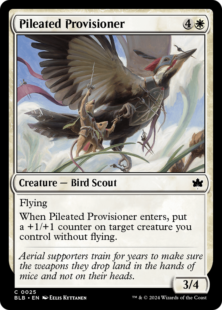 Pileated Provisioner [Bloomburrow] | Card Merchant Takapuna