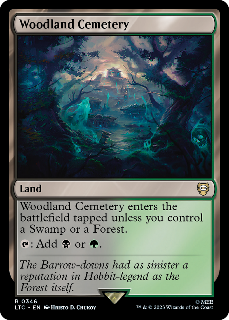 Woodland Cemetery [The Lord of the Rings: Tales of Middle-Earth Commander] | Card Merchant Takapuna