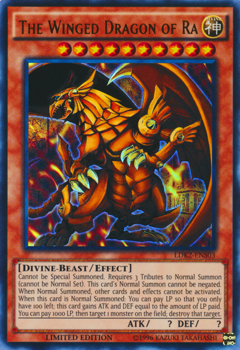 The Winged Dragon of Ra [LDK2-ENS03] Ultra Rare | Card Merchant Takapuna