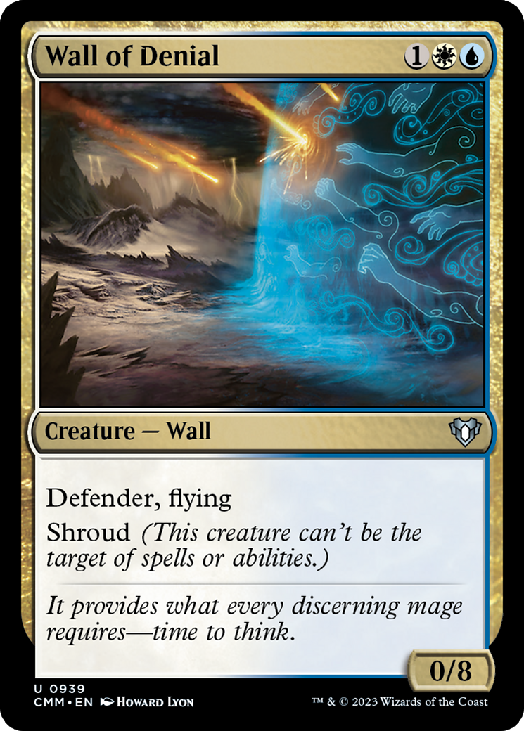 Wall of Denial [Commander Masters] | Card Merchant Takapuna