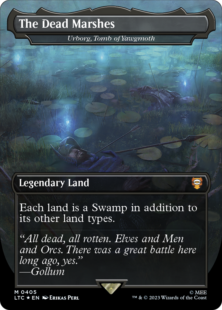 The Dead Marshes - Urborg, Tomb of Yawgmoth (Surge Foil Realms and Relics) [The Lord of the Rings: Tales of Middle-Earth Commander] | Card Merchant Takapuna