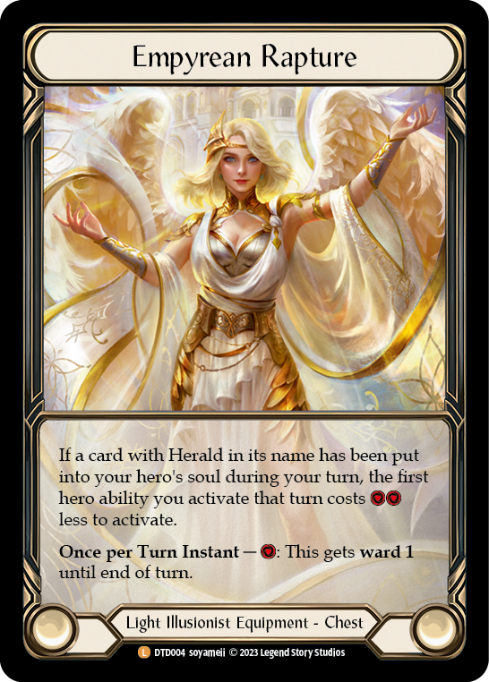 Empyrean Rapture (Extended Art) [DTD004] (Dusk Till Dawn)  Cold Foil | Card Merchant Takapuna