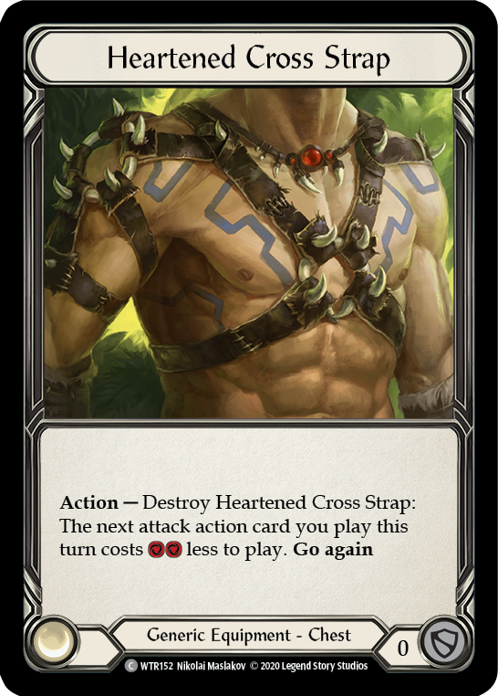 Heartened Cross Strap [U-WTR152] (Welcome to Rathe Unlimited)  Unlimited Normal | Card Merchant Takapuna