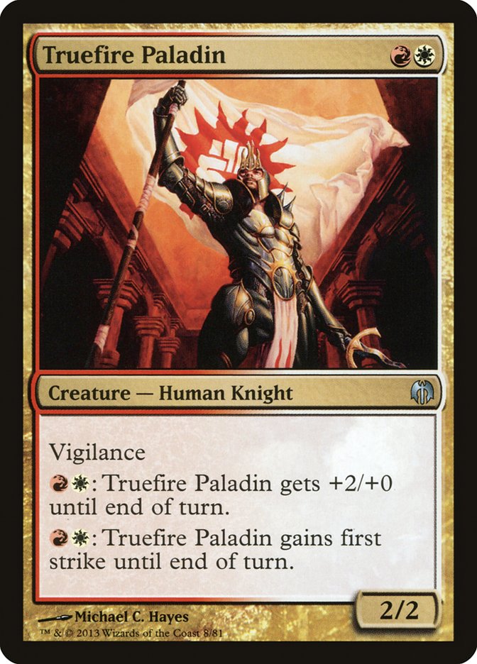 Truefire Paladin [Duel Decks: Heroes vs. Monsters] | Card Merchant Takapuna