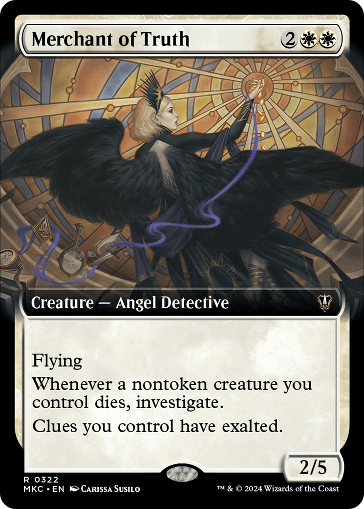 Merchant of Truth (Extended Art) [Murders at Karlov Manor Commander] | Card Merchant Takapuna