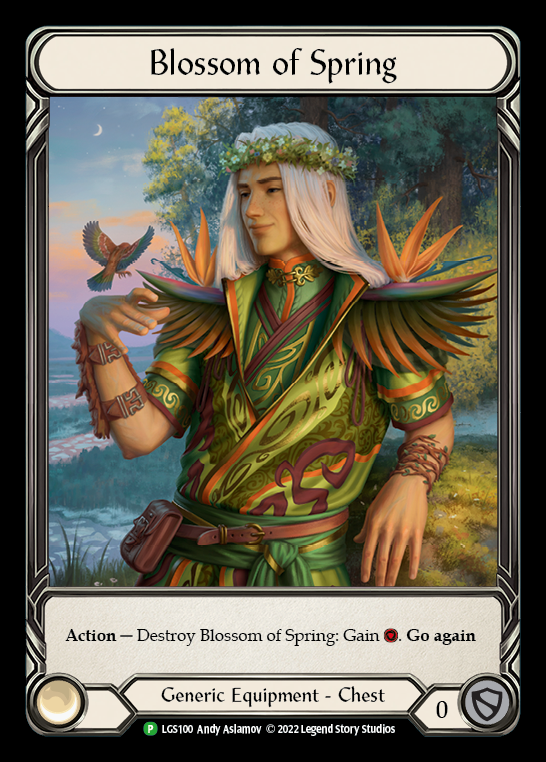 Blossom of Spring [LGS100] (Promo)  Cold Foil | Card Merchant Takapuna