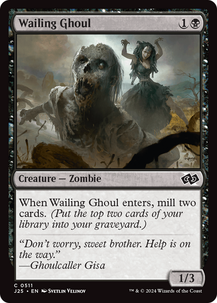 Wailing Ghoul [Foundations Jumpstart] | Card Merchant Takapuna