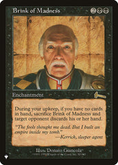 Brink of Madness [The List] | Card Merchant Takapuna