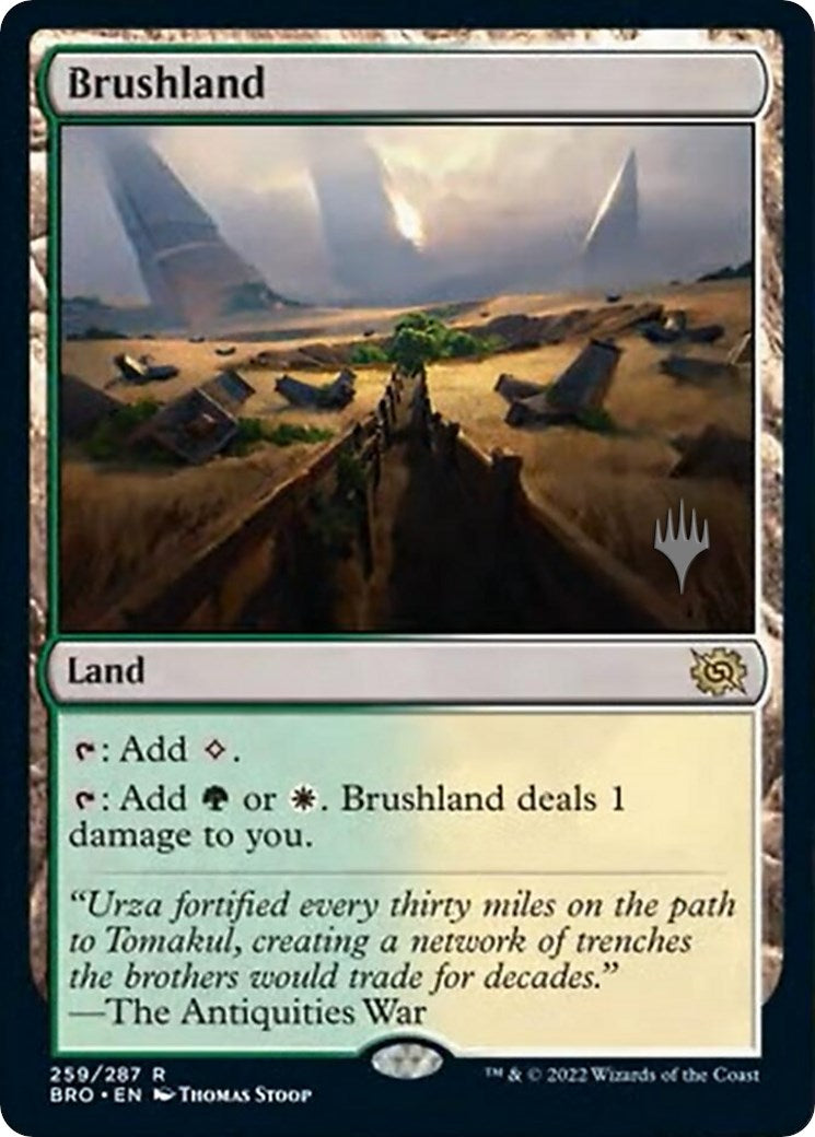 Brushland (Promo Pack) [The Brothers' War Promos] | Card Merchant Takapuna