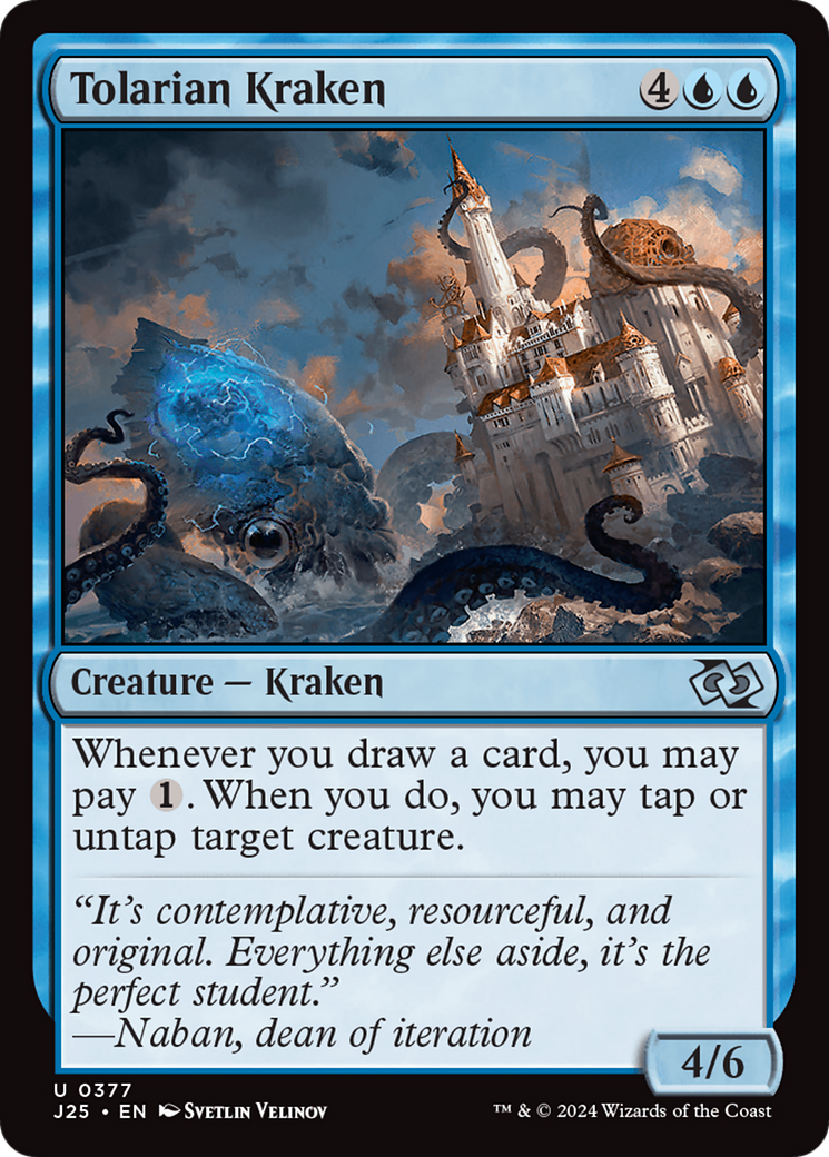 Tolarian Kraken [Foundations Jumpstart] | Card Merchant Takapuna