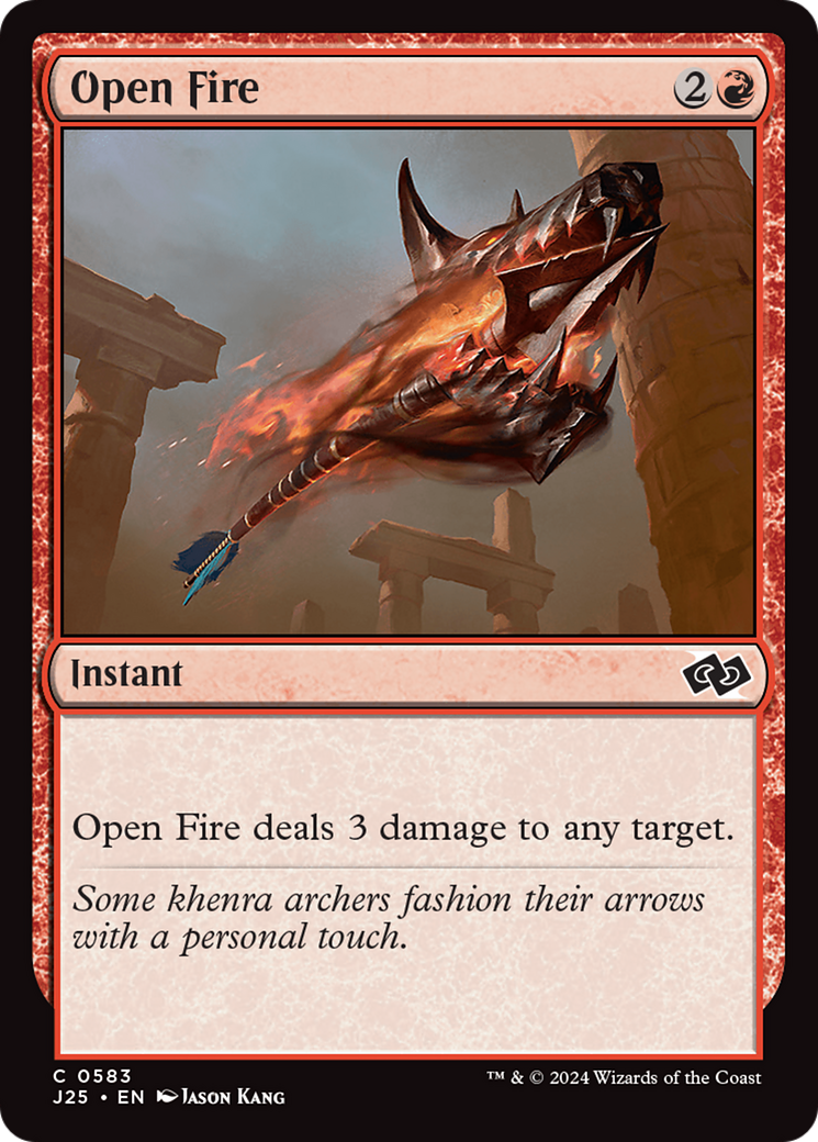 Open Fire [Foundations Jumpstart] | Card Merchant Takapuna