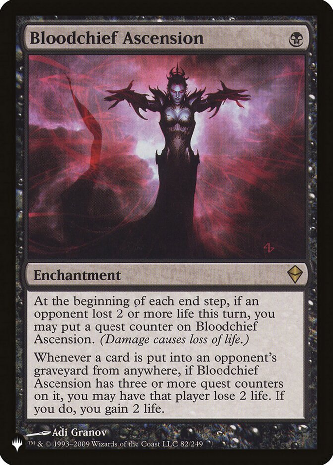 Bloodchief Ascension [The List] | Card Merchant Takapuna